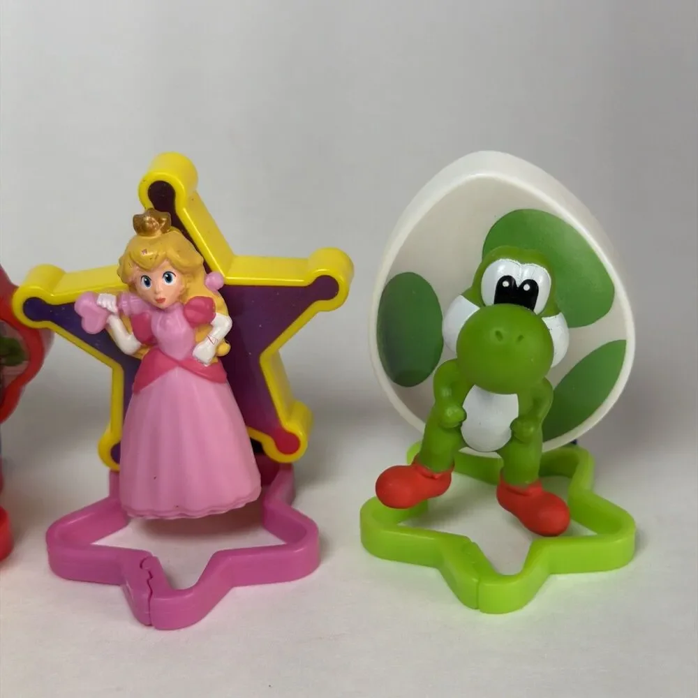 5 Pc 2026 McDONALD'S Super Mario Galaxy HAPPY MEAL TOYS M, No Duplicate